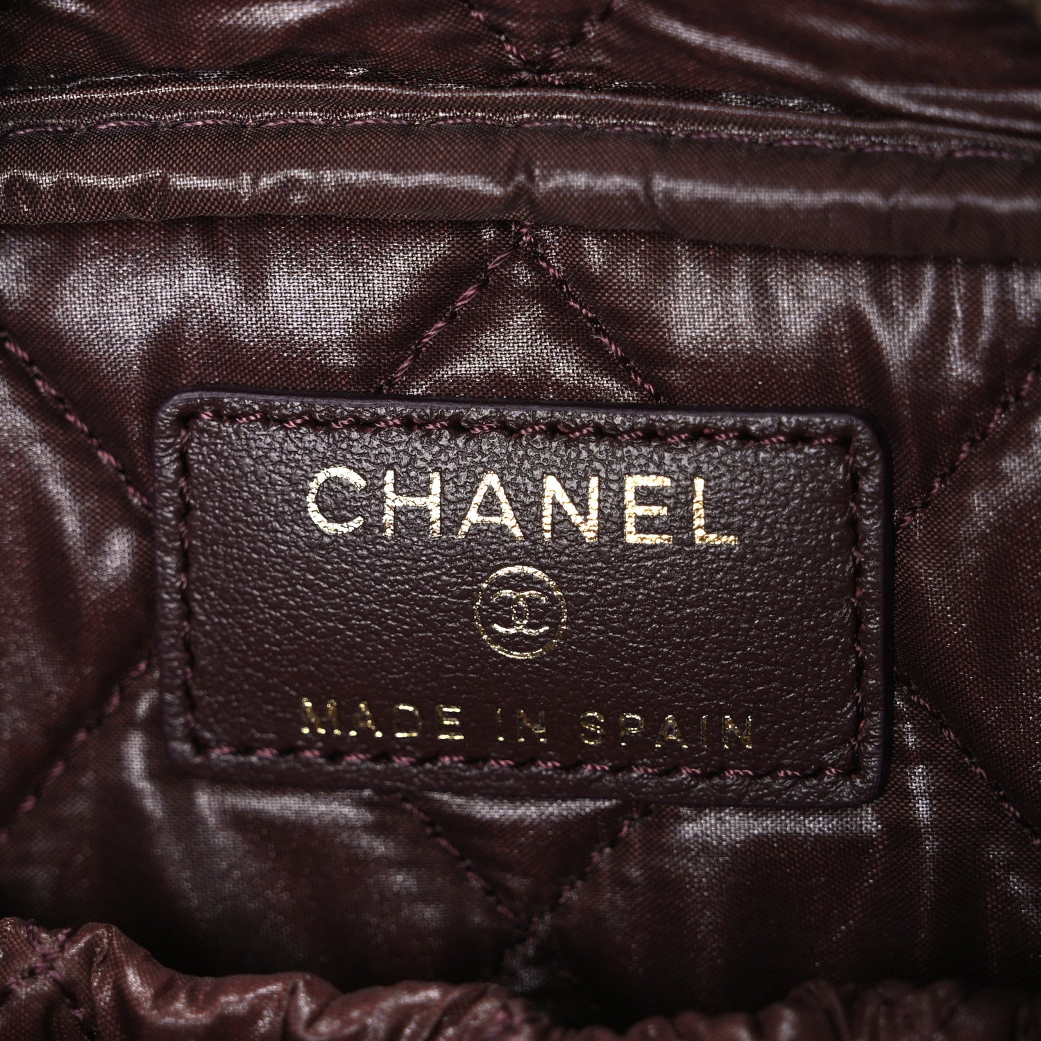 Chanel Caviar Quilted Medium Curvy Pouch Cosmetic Case Black 6 of 7