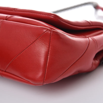 Saint Laurent Lambskin Patchwork Monogram Small Jamie Red 9 of 12