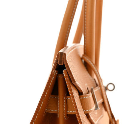 Hermes Vache Naturelle Grainee Birkin Sellier 30 Natural Sable 12 of 13
