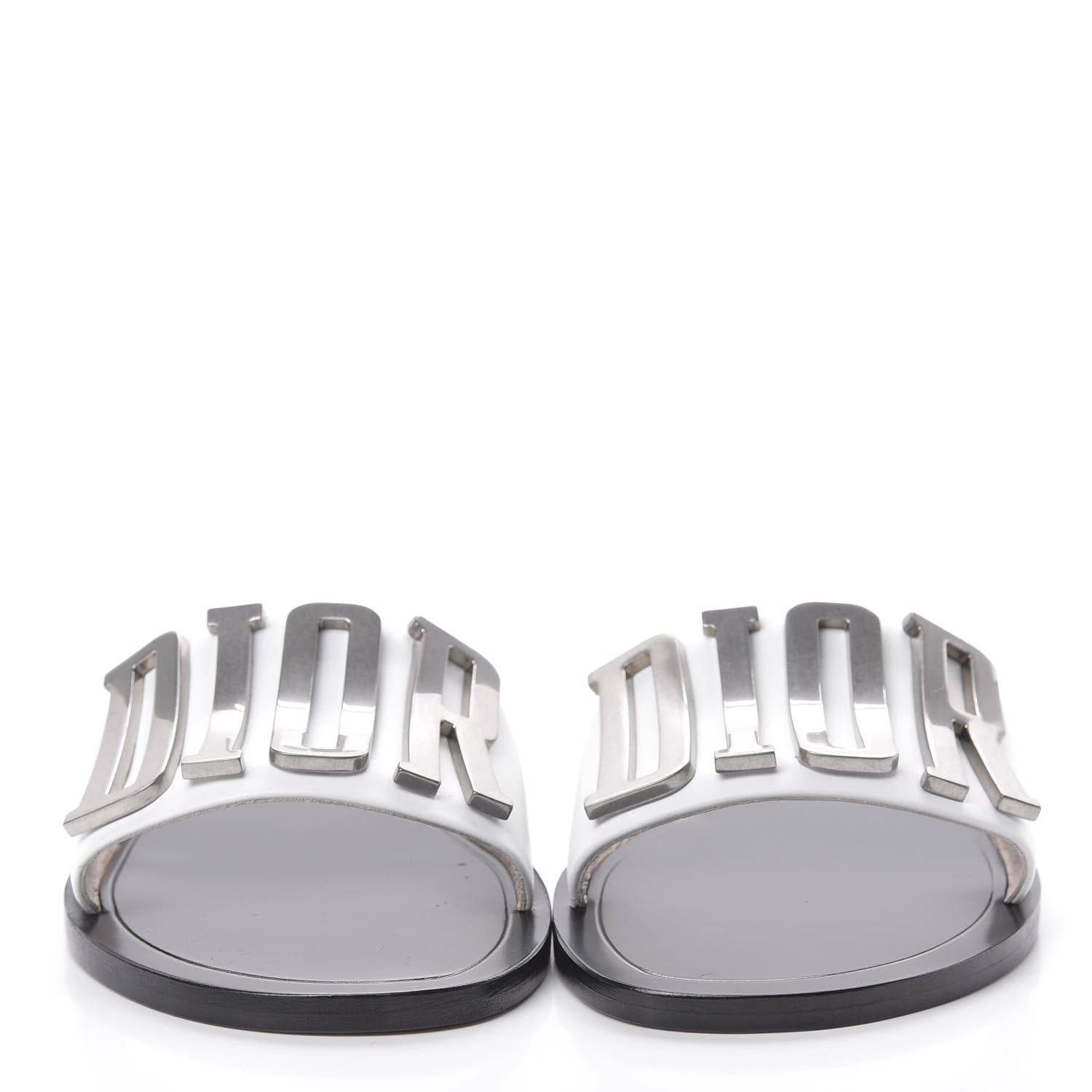 Christian Dior Calfskin Dio(r)evolution 10mm Slide Sandals 38 Off White 2 of 9