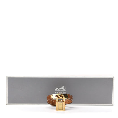 Hermes Stainless Steel Courchevel 20mm Kelly Cadena Quartz Watch Gold 7 of 8