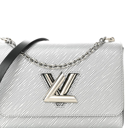 Louis Vuitton Epi Twist Shoulder Bag MM Argent 8 of 10
