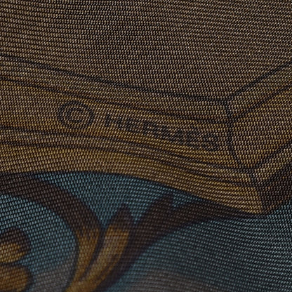 Hermes Silk Dip Dye Astrologie Scarf 90 Bronze Poivre 3 of 5