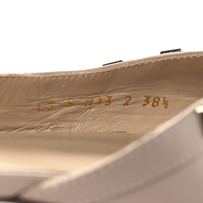 Valentino Garavani Nappa Rockstud Slingback Flats 38.5 Poudre 7 of 10