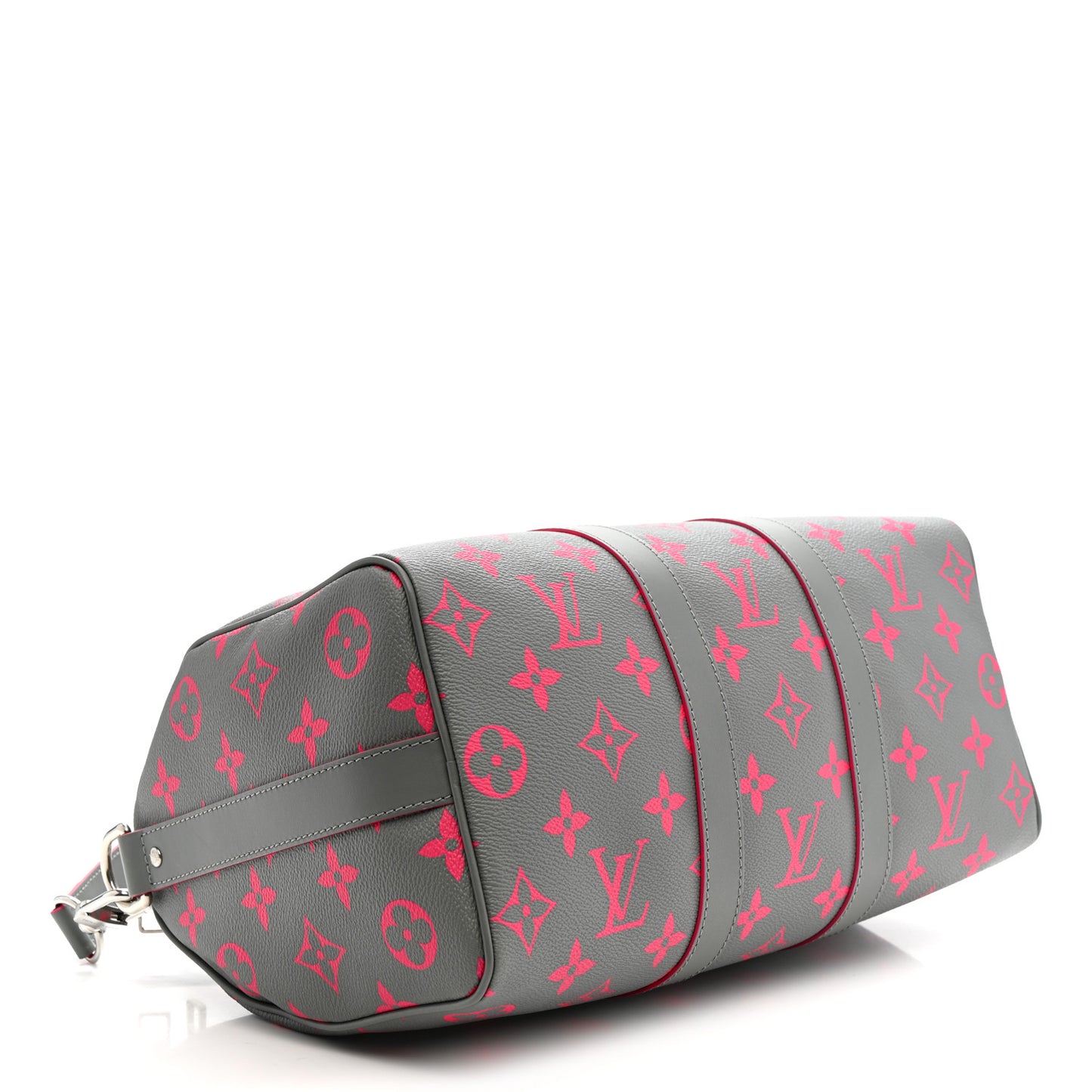 Monogram Glow Up Keepall Bandouliere 35 Grey Pink