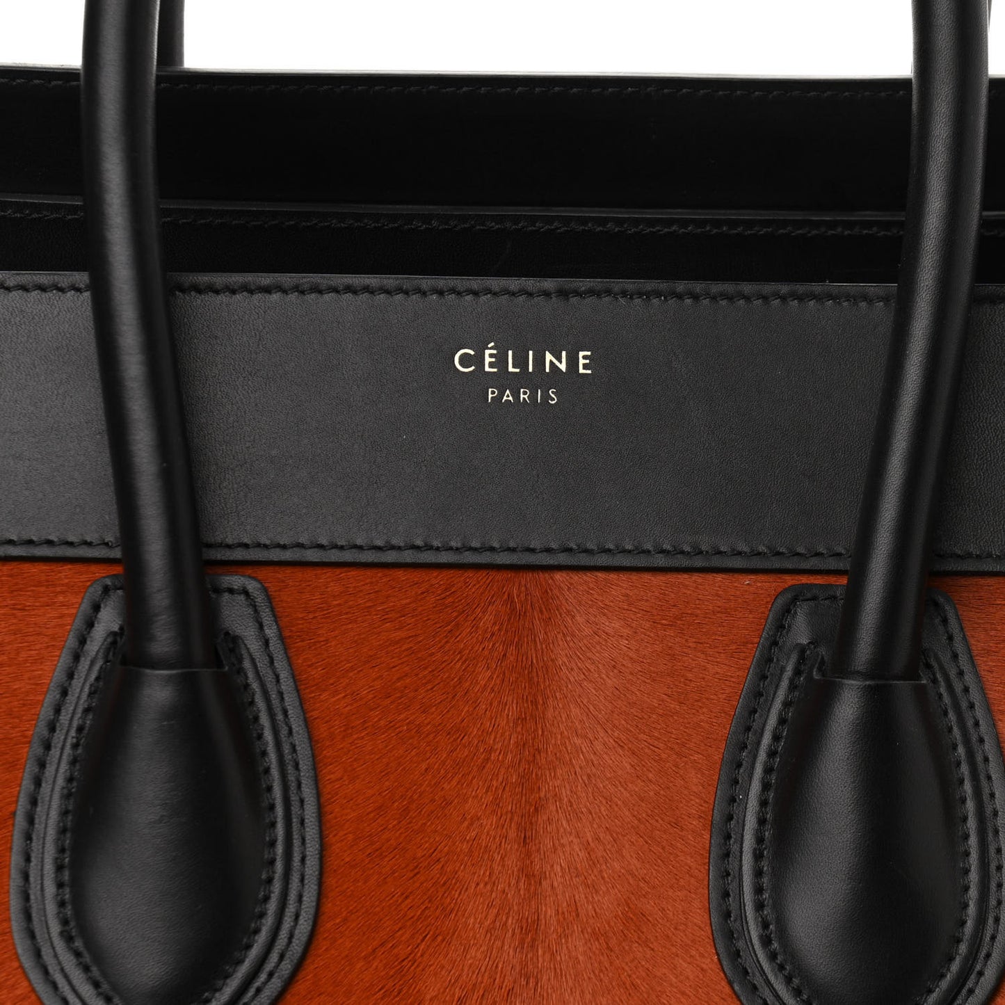 Pony Hair Mini Luggage Brick