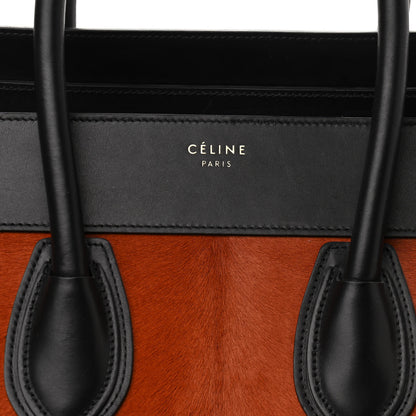 Celine Pony Hair Mini Luggage Brick 8 of 10