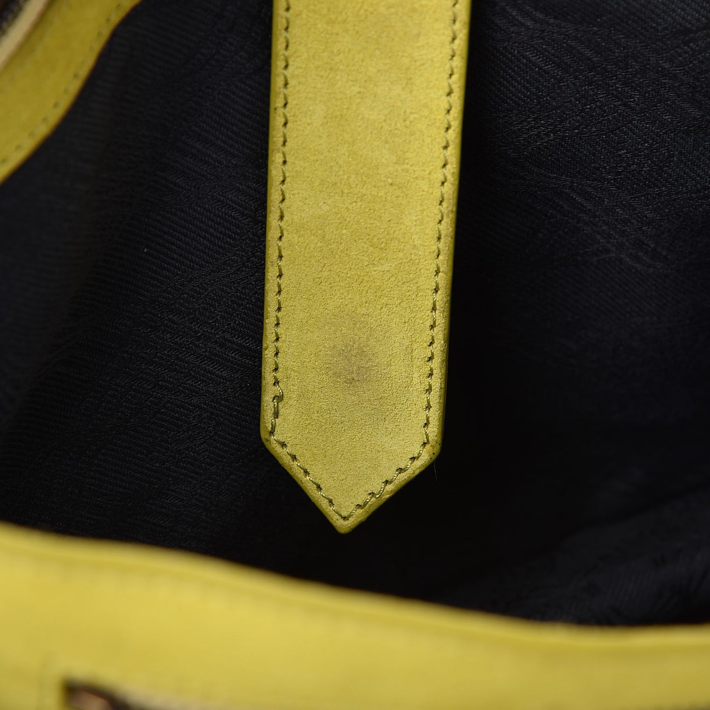 Suede Medium PS1 Satchel Citron