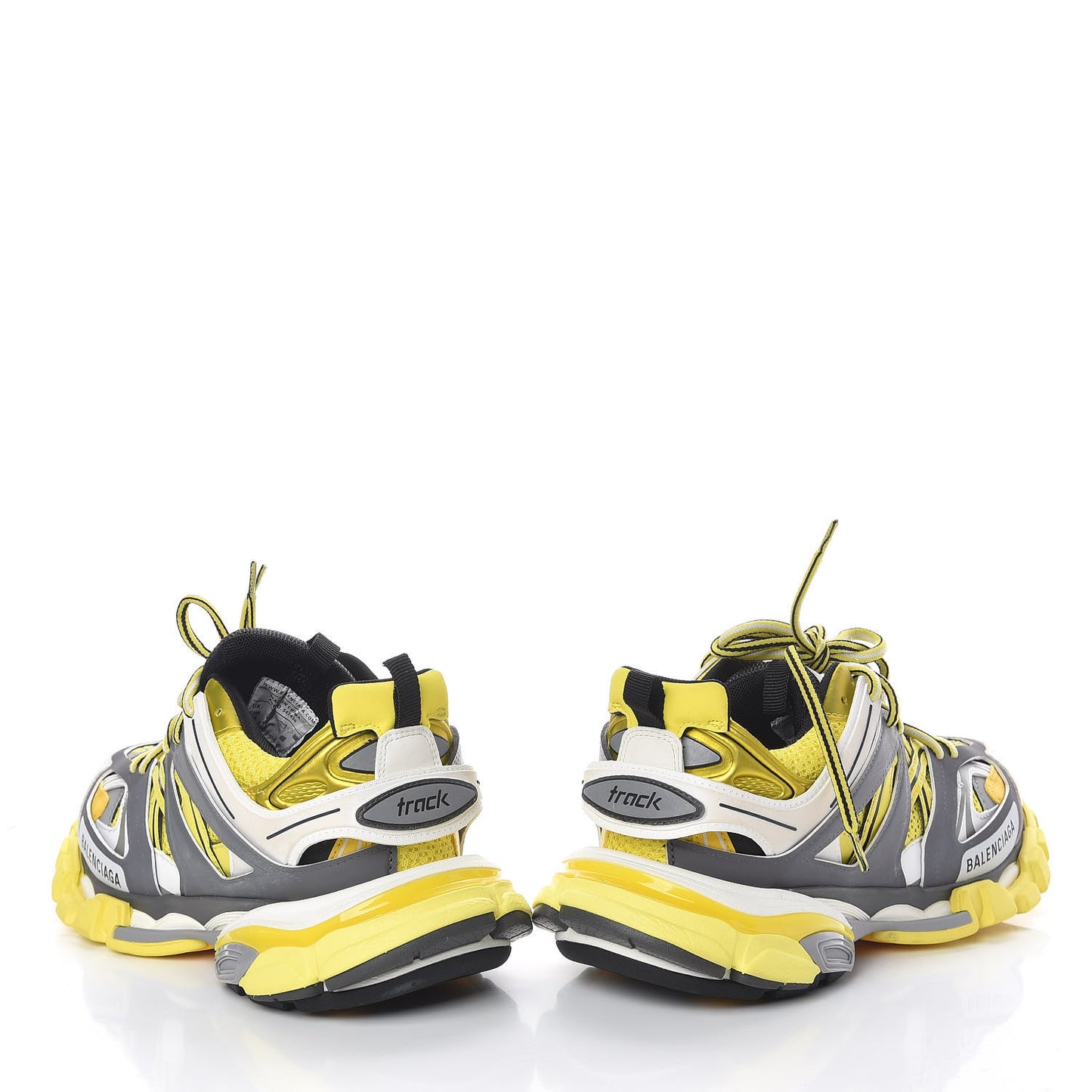Mesh Nylon Womens Track Sneakers 39 Jaune Black White