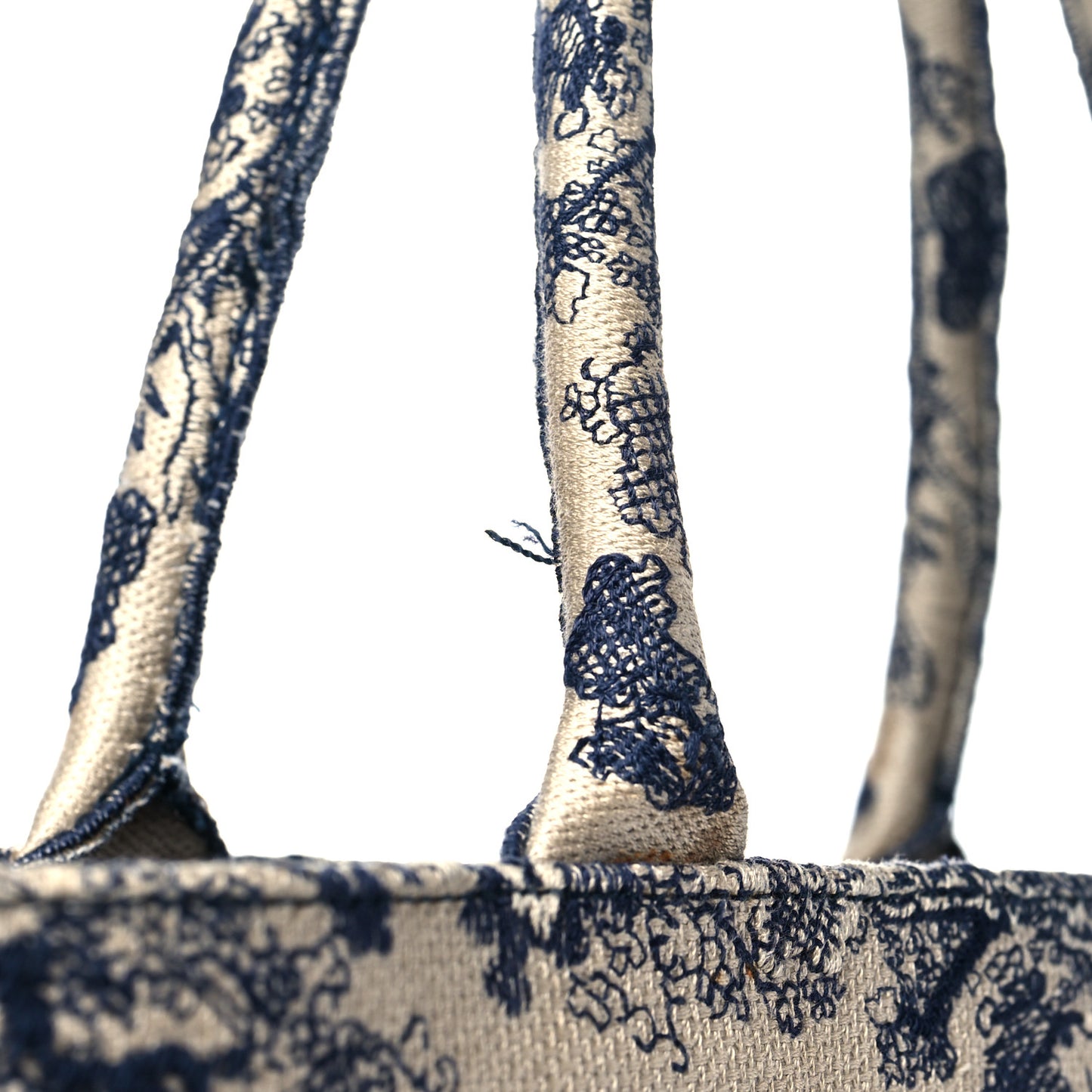 Canvas Embroidered Large Dioriviera Toile De Jouy Book Tote Black