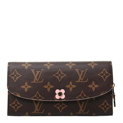 Louis Vuitton Monogram Bloom Flower Emilie Wallet 1 of 9