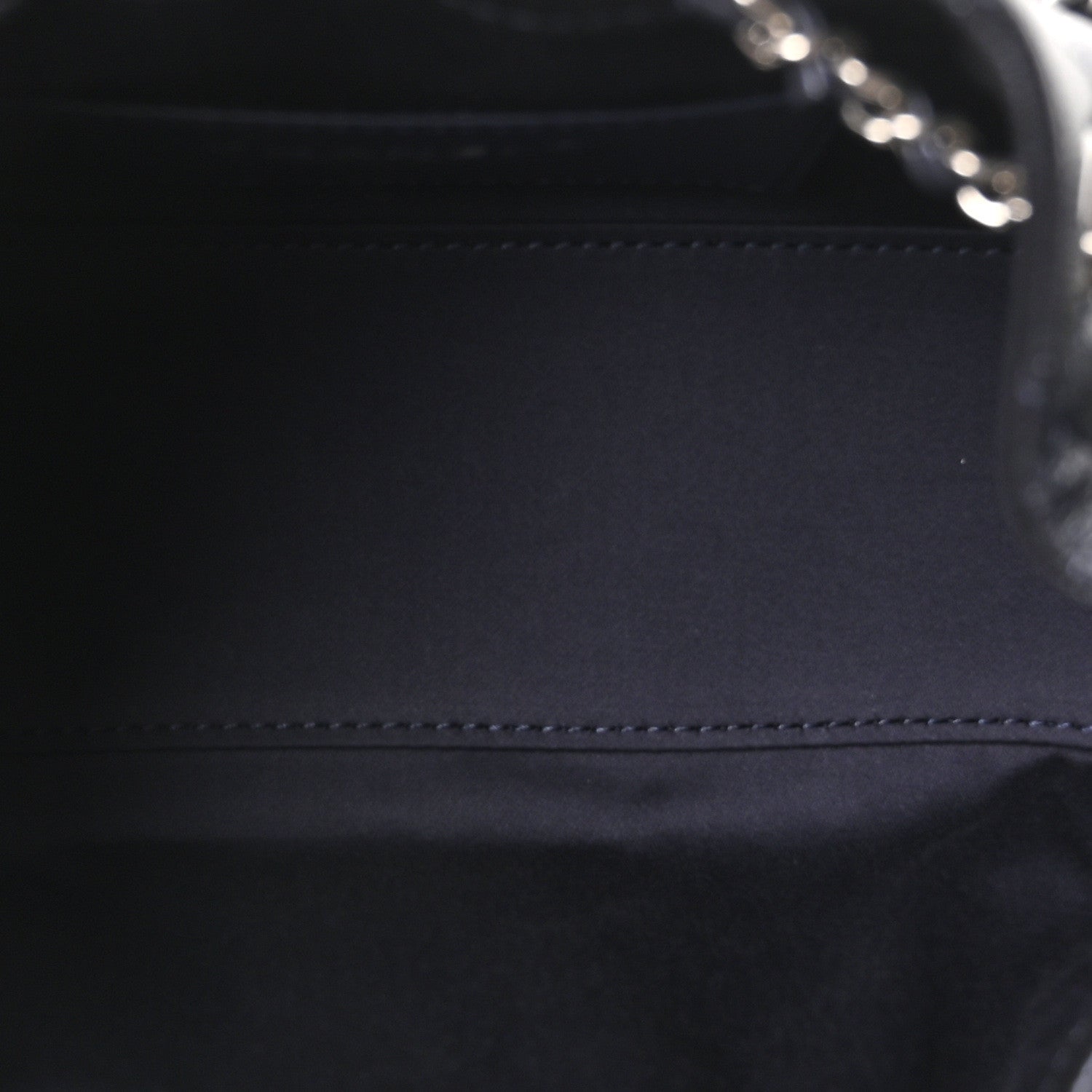 Chanel Metallic Caviar Quilted Mini Chanel 25 Handbag Dark Blue 5 of 11