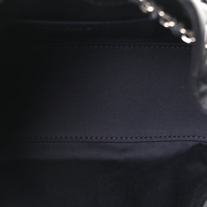 Chanel Metallic Caviar Quilted Mini Chanel 25 Handbag Dark Blue 5 of 11