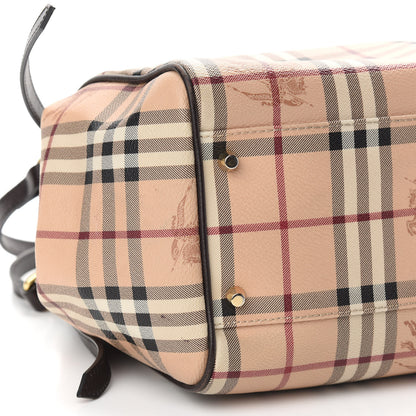 Burberry Haymarket Check Small Canterbury Tote Brown 8 of 9