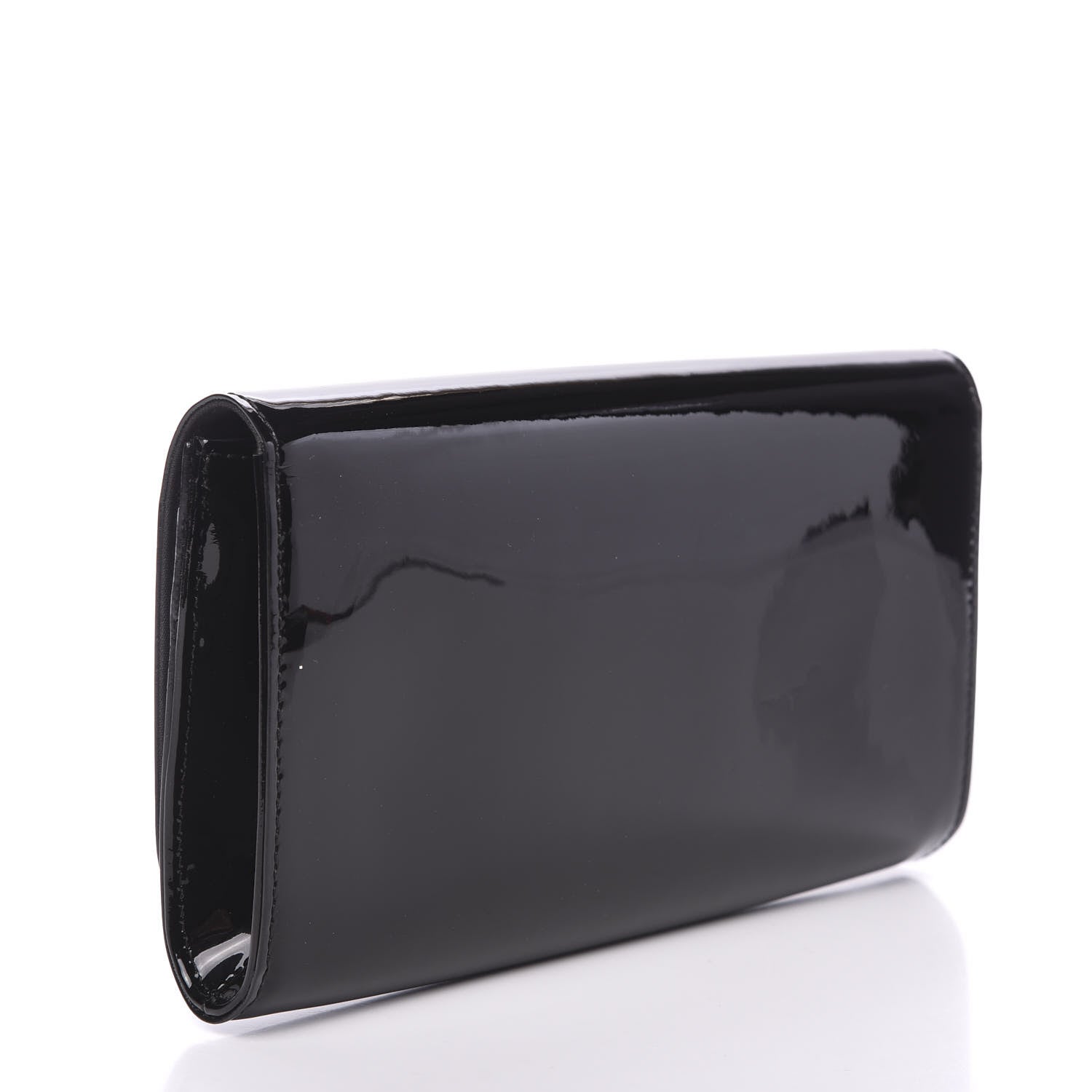 Louis Vuitton Patent Louise Clutch Black 2 of 11