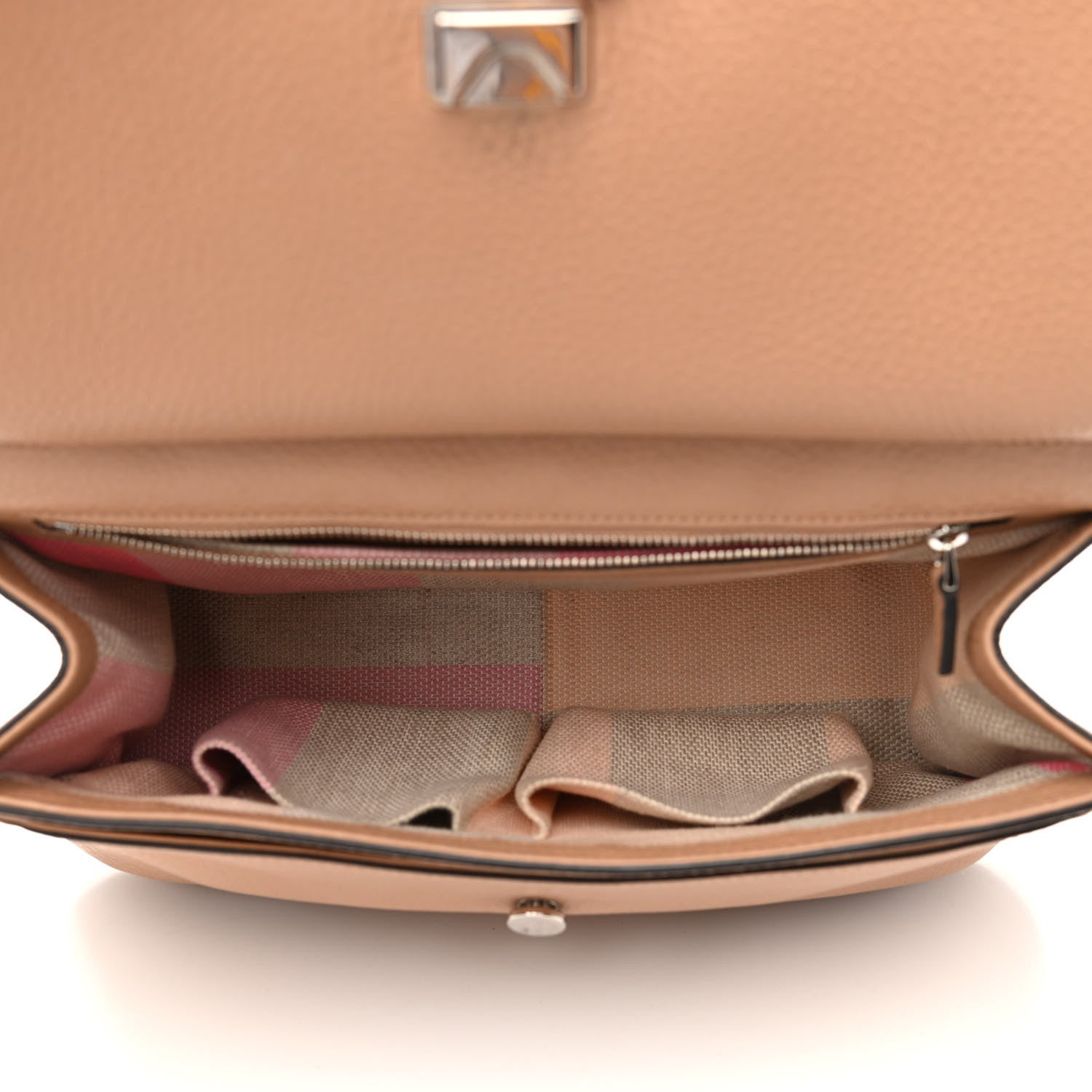 Gucci Cellarius Calfskin Medium Bamboo Daily Flap Shoulder Bag Camelia 7 of 10