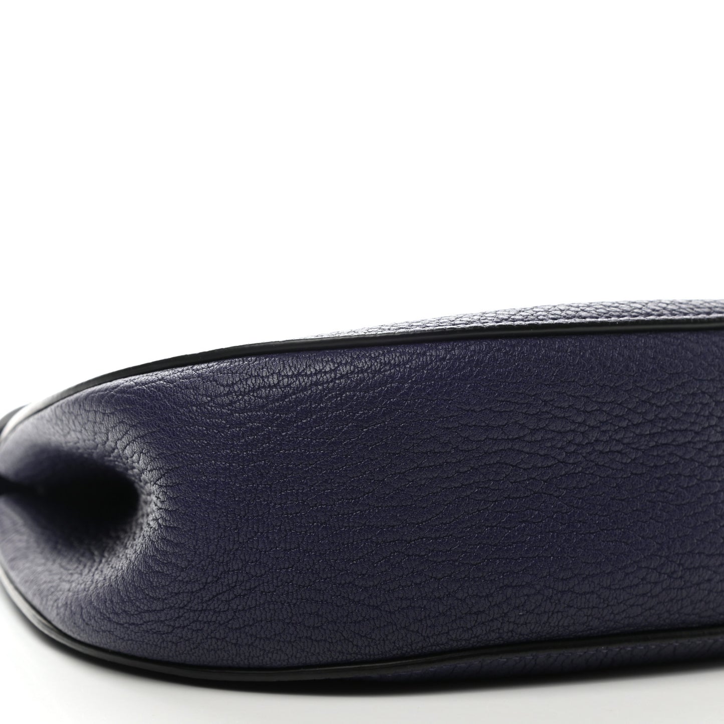 Grained Lambskin Drew Shoulder Bag Royal Navy