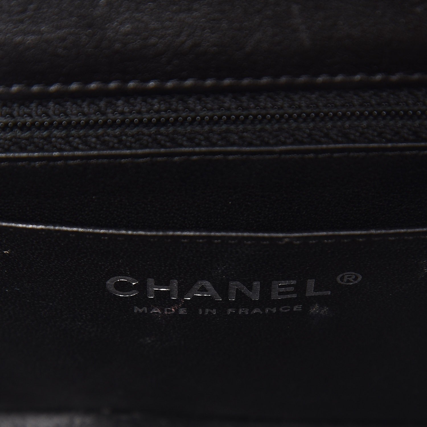 Chanel Crumpled Calfskin Quilted Mini Rectangular Flap So Black 6 of 7