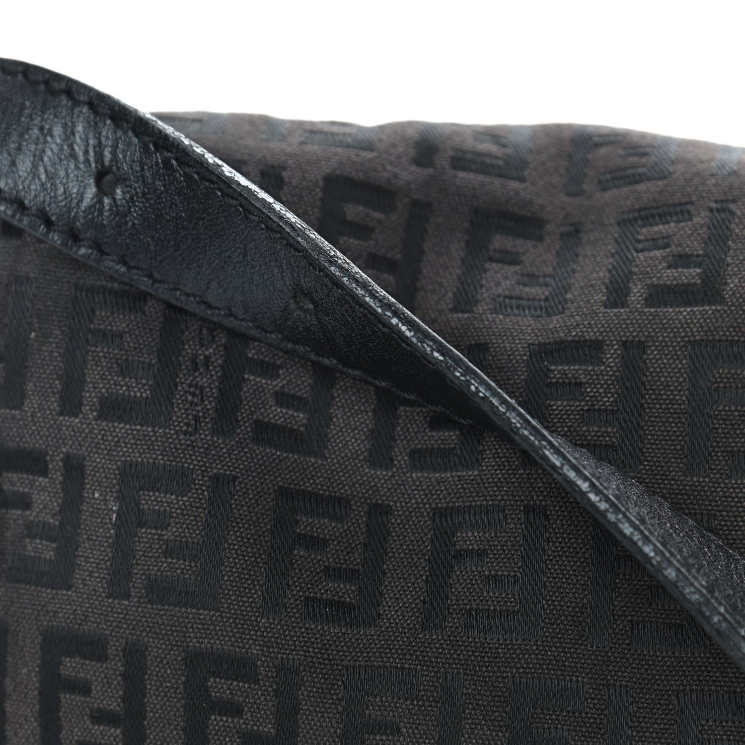 Fendi Zucchino Mama Baguette Black 9 of 9