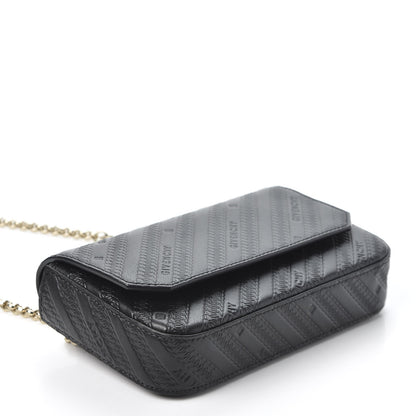 Givenchy Calfskin Chain Embossed Bond Pouch with Chain Black 3 of 8