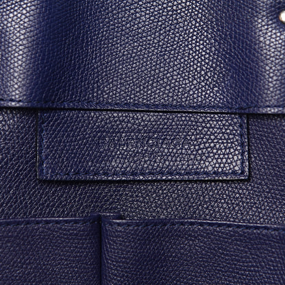Balenciaga Calfskin Papier A4 Zip Around Plate Tote Bleu Indigo 6 of 20