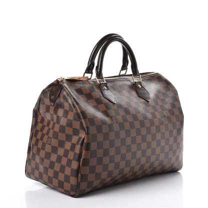 Louis Vuitton Damier Ebene Speedy 35 3 of 7