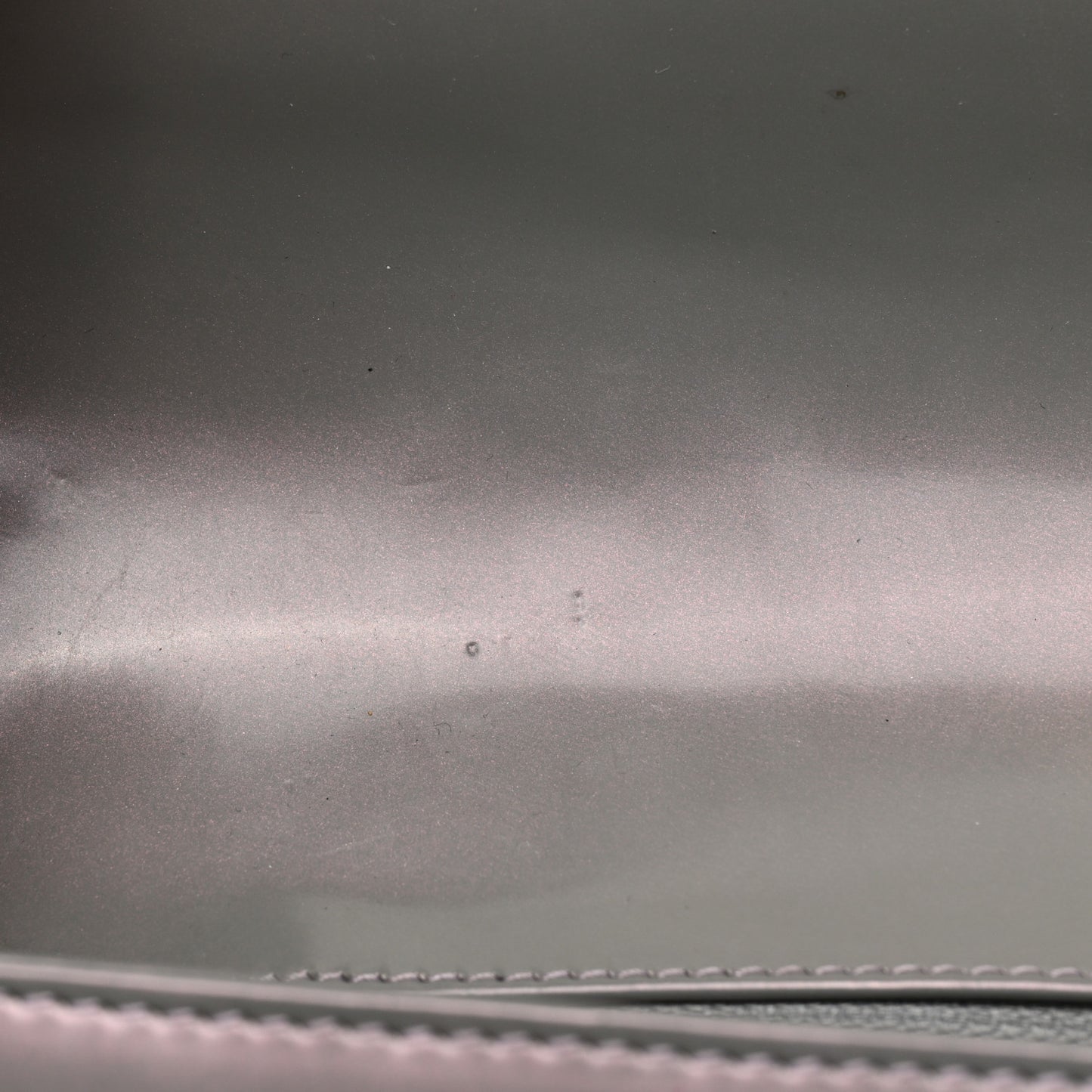 Glazed Calfskin Large Boy Flap Grey