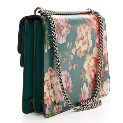Gucci Calfskin Blooms Print Medium Dionysus Shoulder Bag Bright Emerald Multicolor 3 of 15