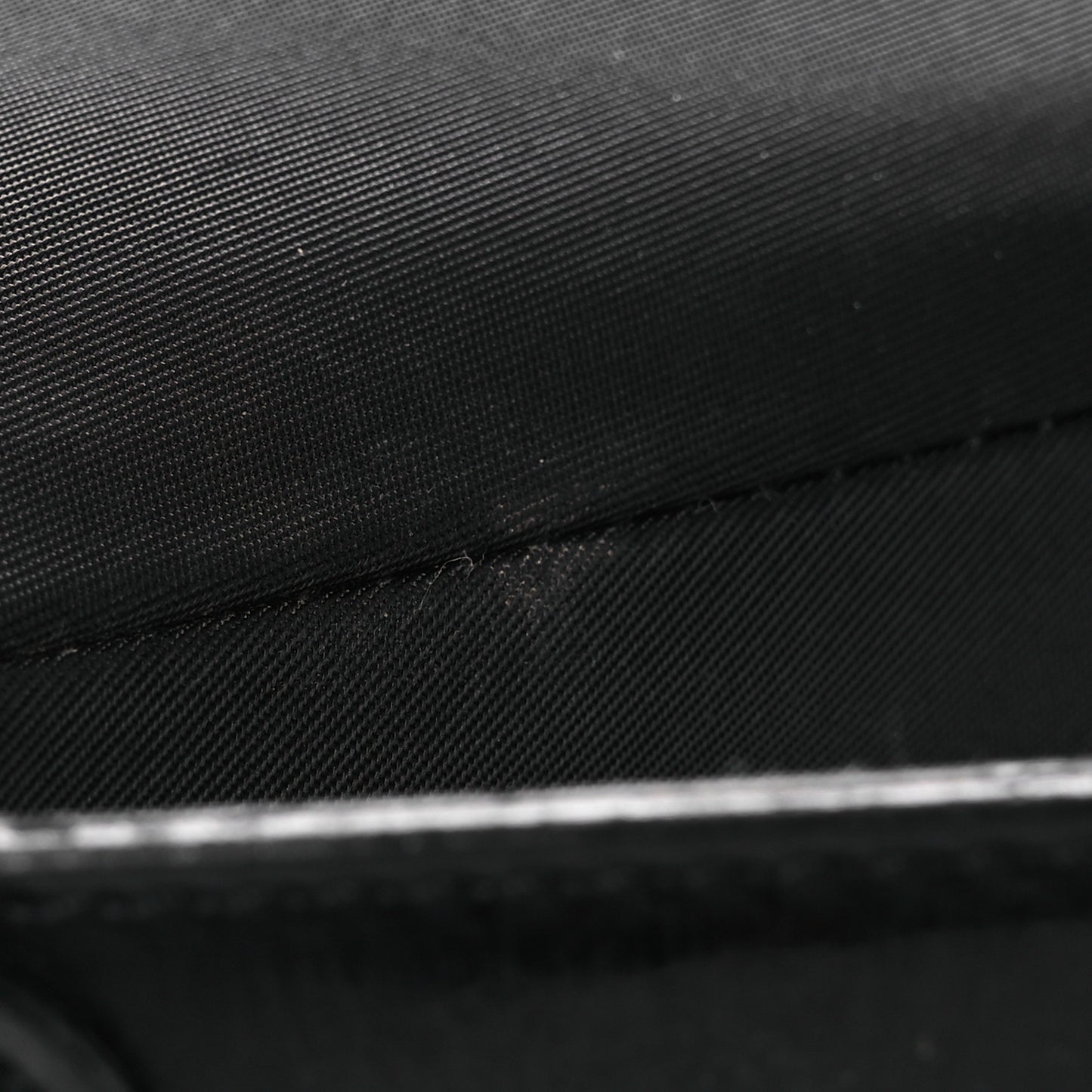 Nylon Saddle Bag Black