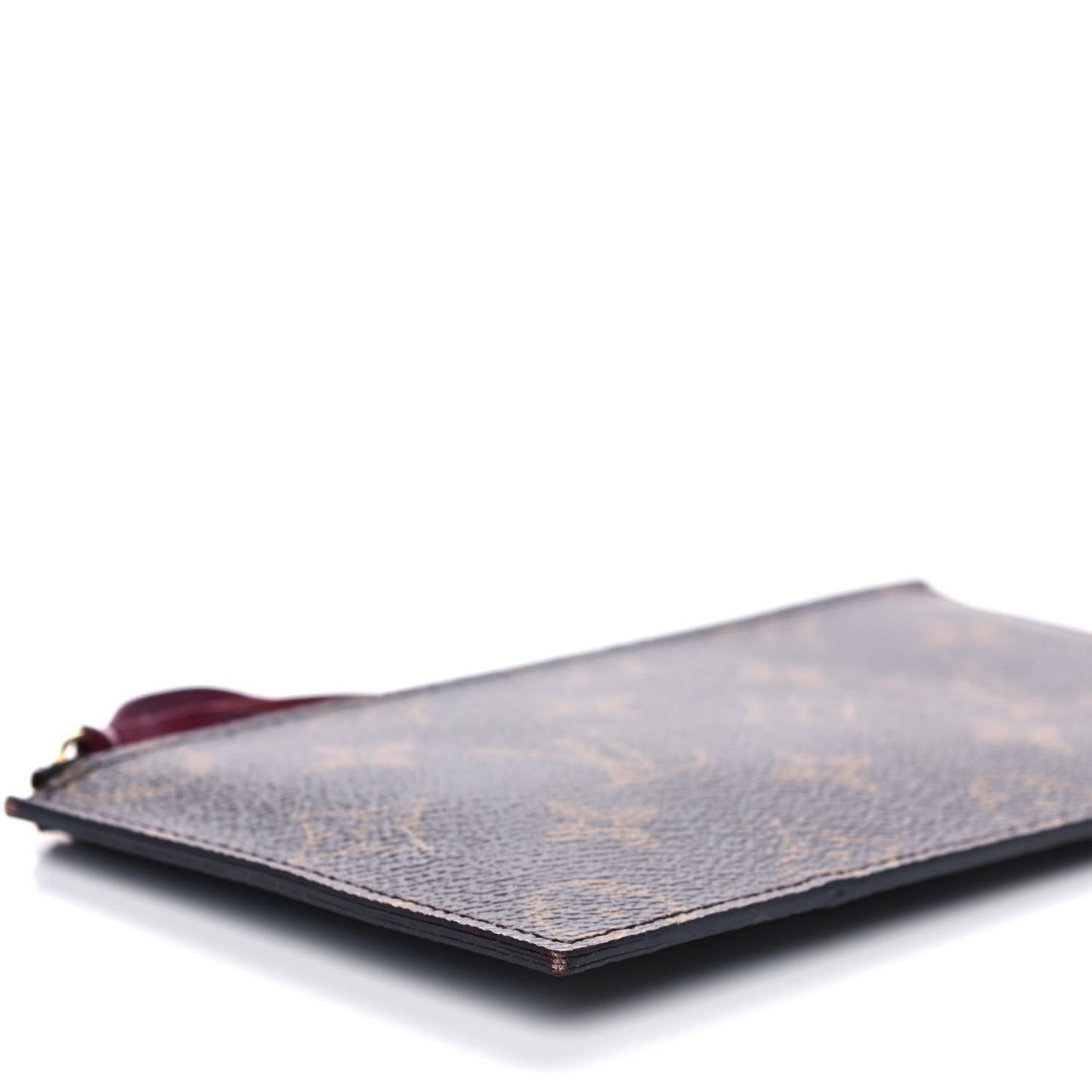 Monogram Felicie Chain Wallet Zippered Insert Fuchsia