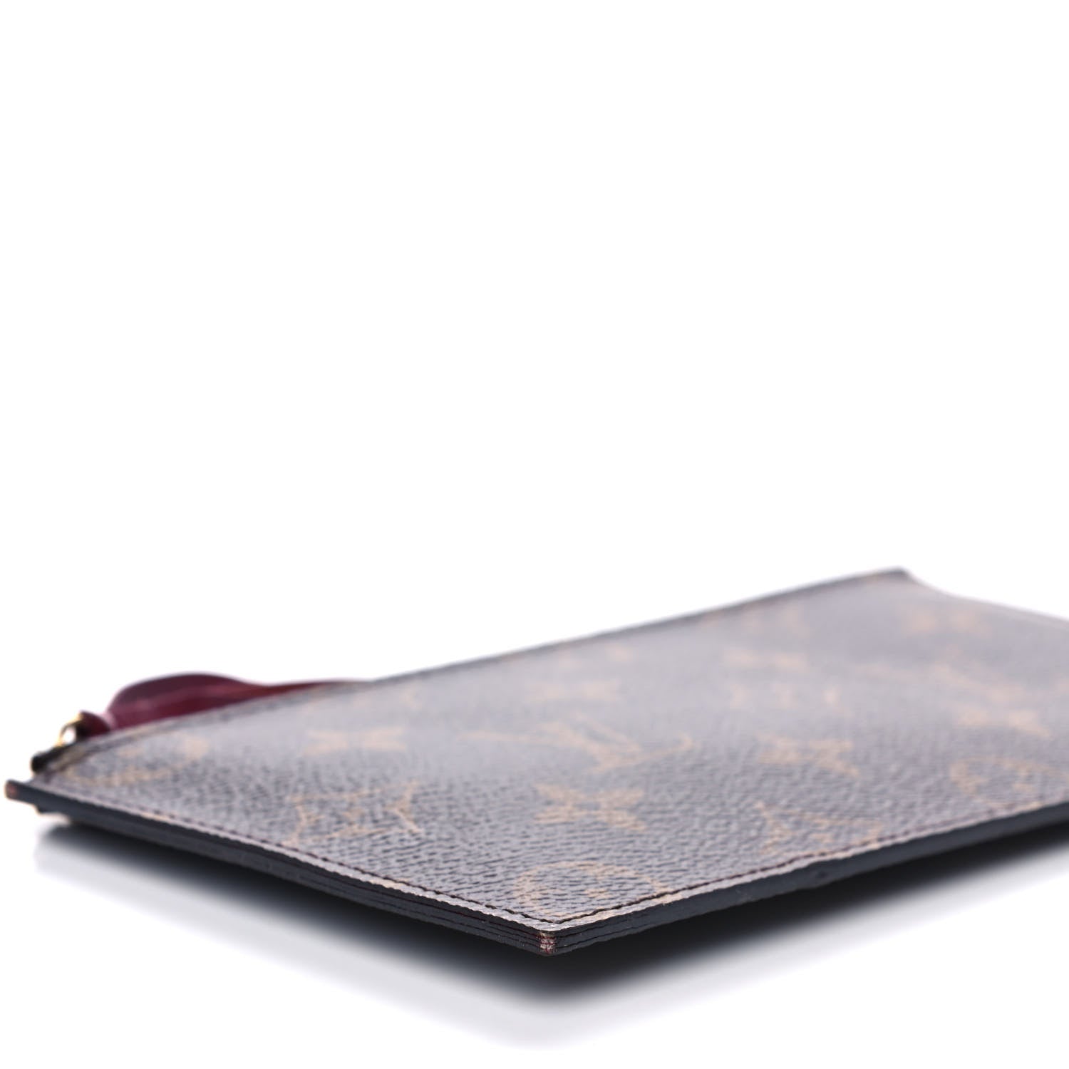 Louis Vuitton Monogram Felicie Chain Wallet Zippered Insert Fuchsia 7 of 9