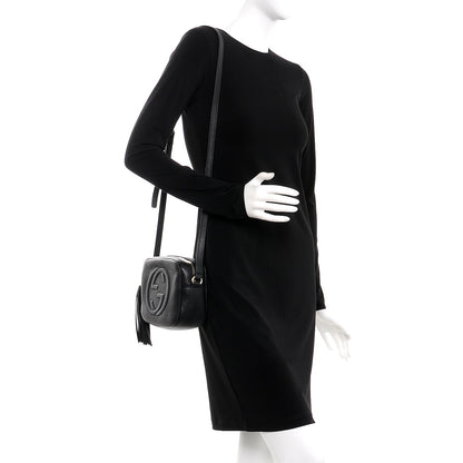 Gucci Pebbled Calfskin Small Soho Disco Bag Black 2 of 10