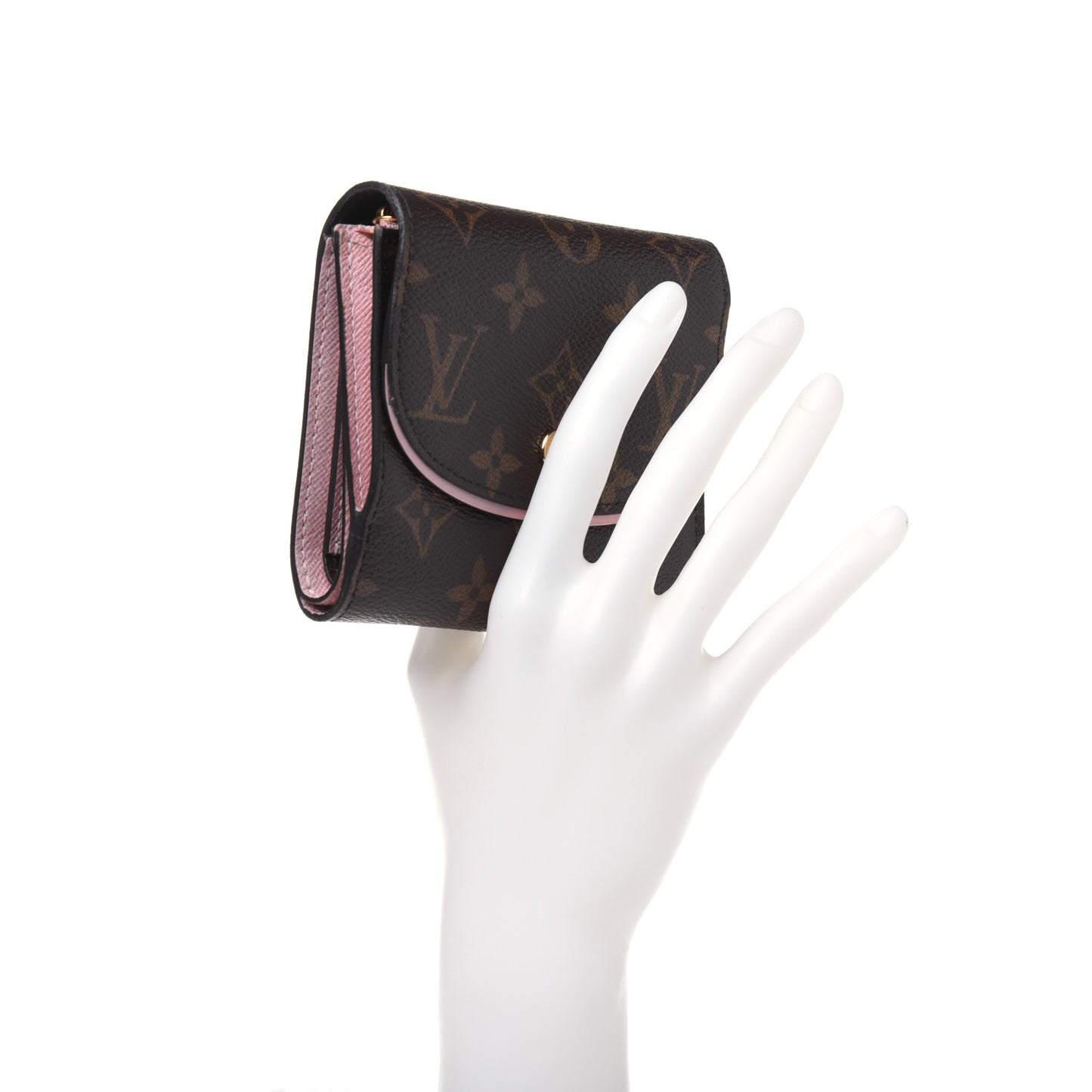 Monogram Ariane Compact Wallet Rose Ballerine