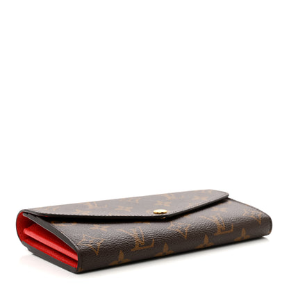 Louis Vuitton Monogram Sarah Wallet NM Coquelicot 4 of 6