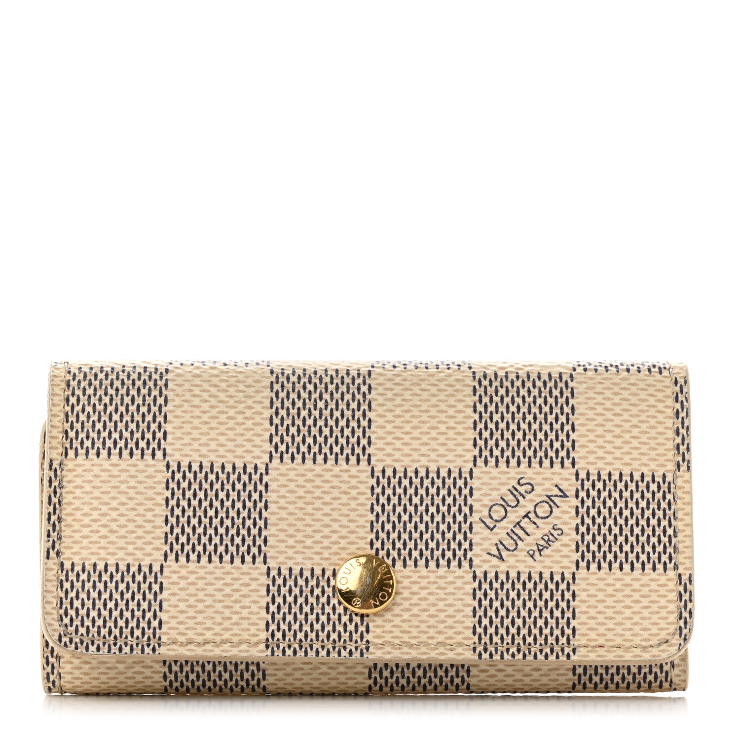 product image of LOUIS VUITTON Damier Azur Multicles 4 Key Holder FASHIONPHILE