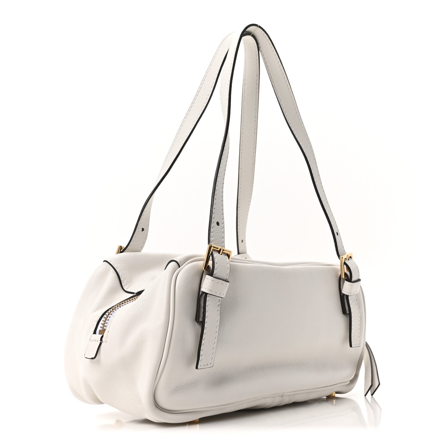 Versace Nappa Bowling Bag White 3 of 10