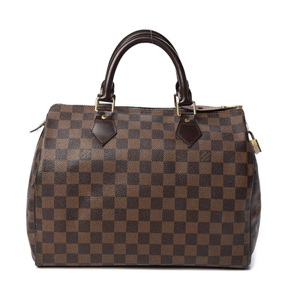 Louis Vuitton Damier Ebene Speedy 30 1 of 12