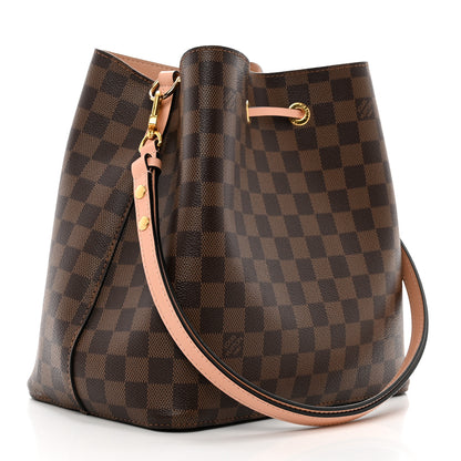 Louis Vuitton Damier Ebene Neonoe MM Venus Pink 3 of 10