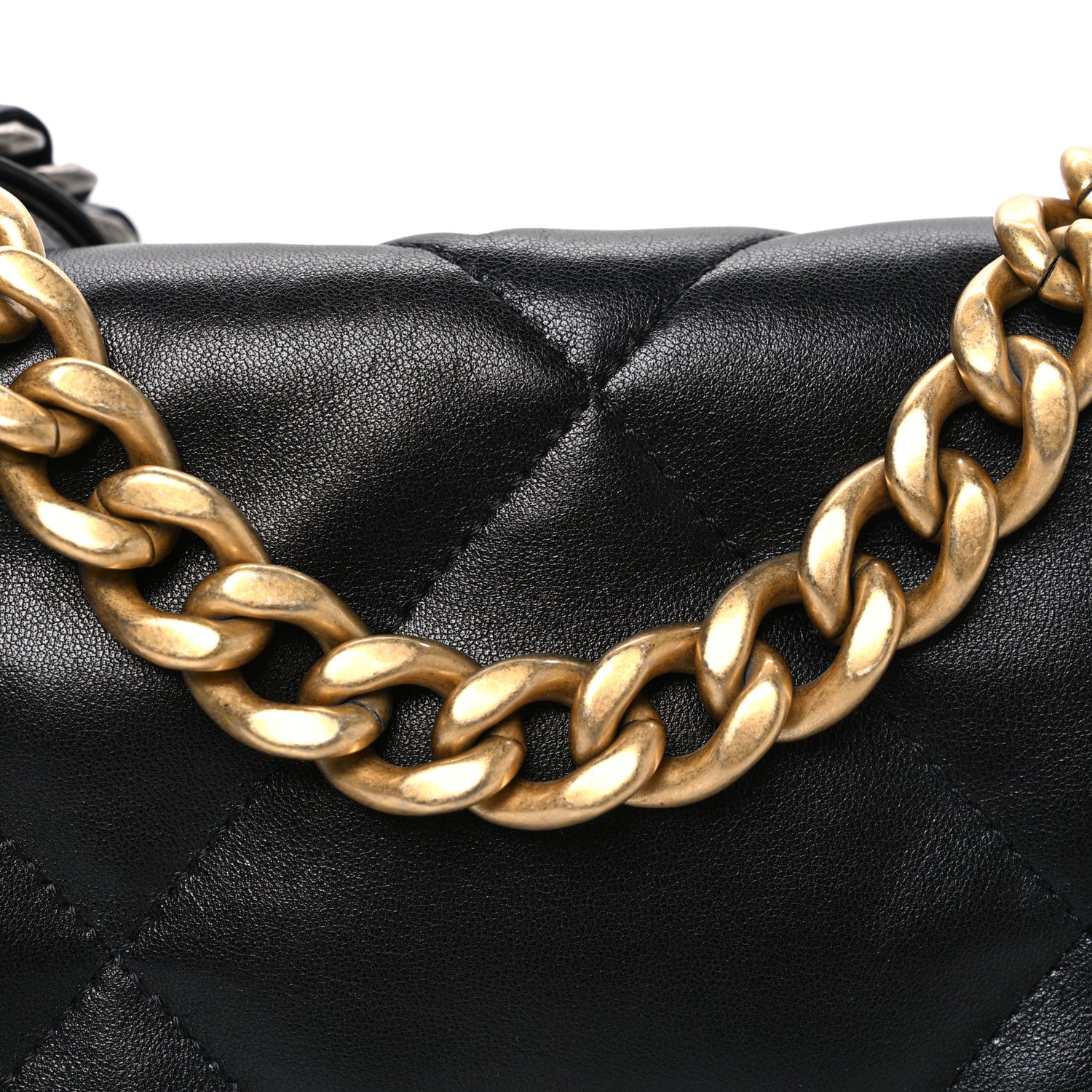 Chanel Lambskin Quilted Medium Chanel 19 Flap Black 8 of 11