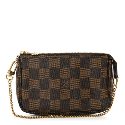 Louis Vuitton Damier Ebene Mini Pochette Accessories 1 of 11