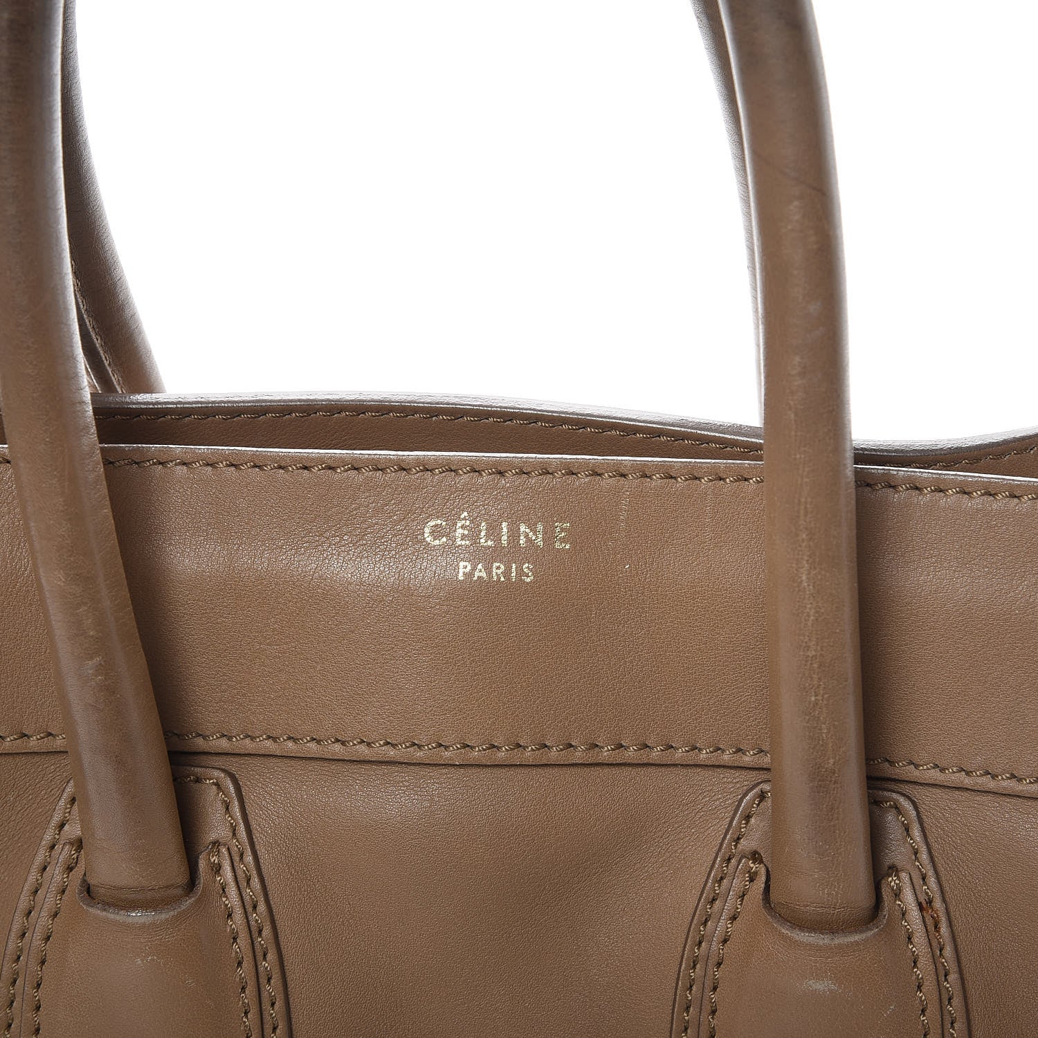 Celine Smooth Calfskin Mini Luggage Camel 6 of 35