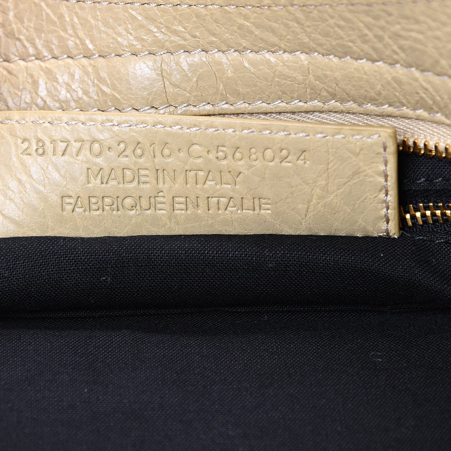 Agneau Giant 12 Gold Hardware City Beige Sable