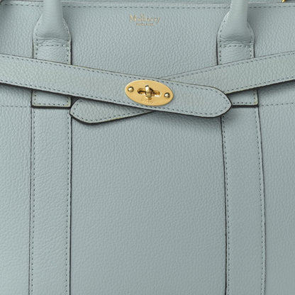 Mulberry Small Classic Grain Small Bayswater Zip Tote Light Antique Blue 7 of 11
