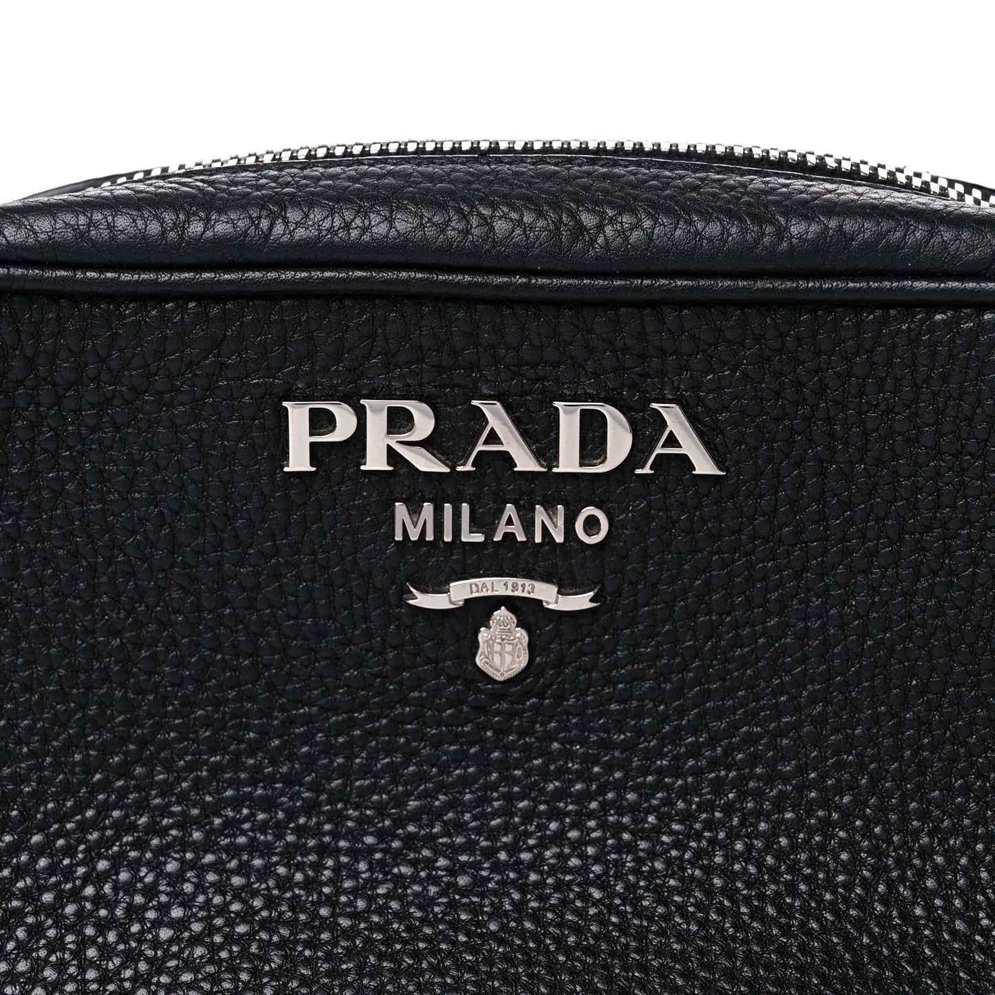 Vitello Daino Mini Camera Crossbody Black