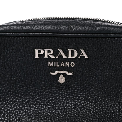 Prada Vitello Daino Mini Camera Crossbody Black 11 of 13