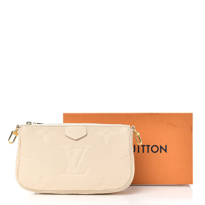 Louis Vuitton Empreinte Monogram Giant Multi Pochette Accessories Mini Pochette Cream 7 of 7