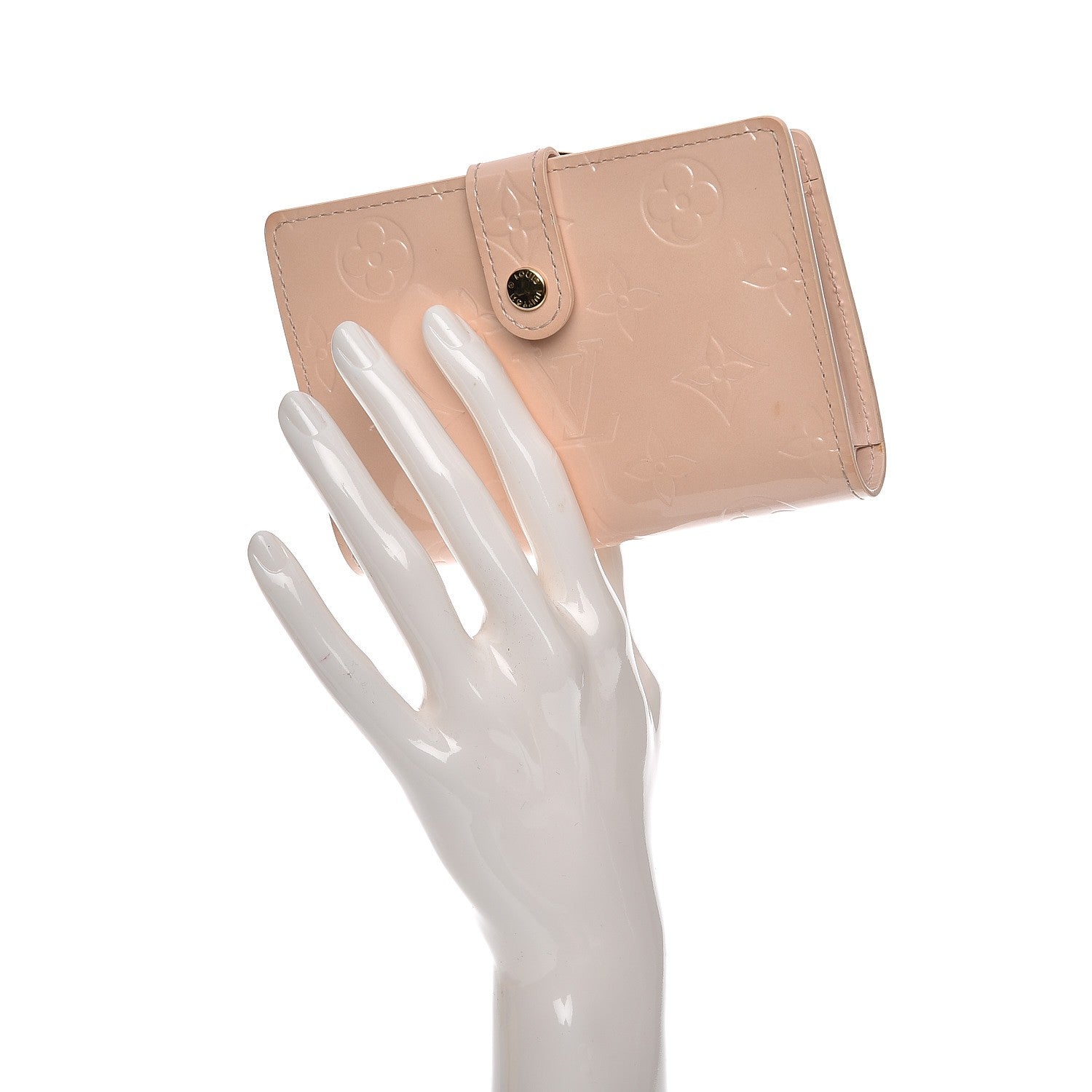 Louis Vuitton Vernis French Purse Wallet Marshmallow 2 of 10