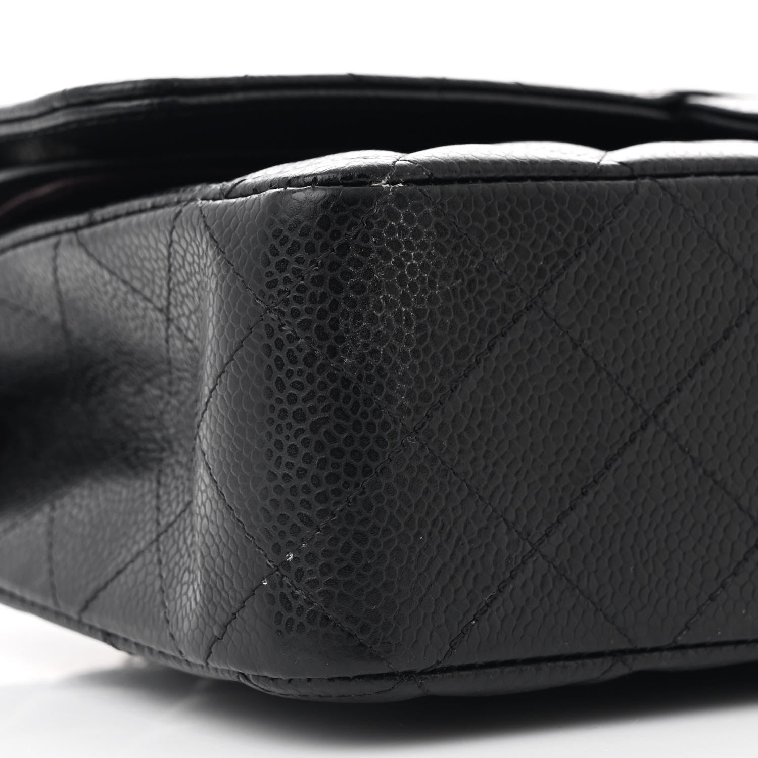 Chanel Caviar Quilted Medium Double Flap Black 9 of 10