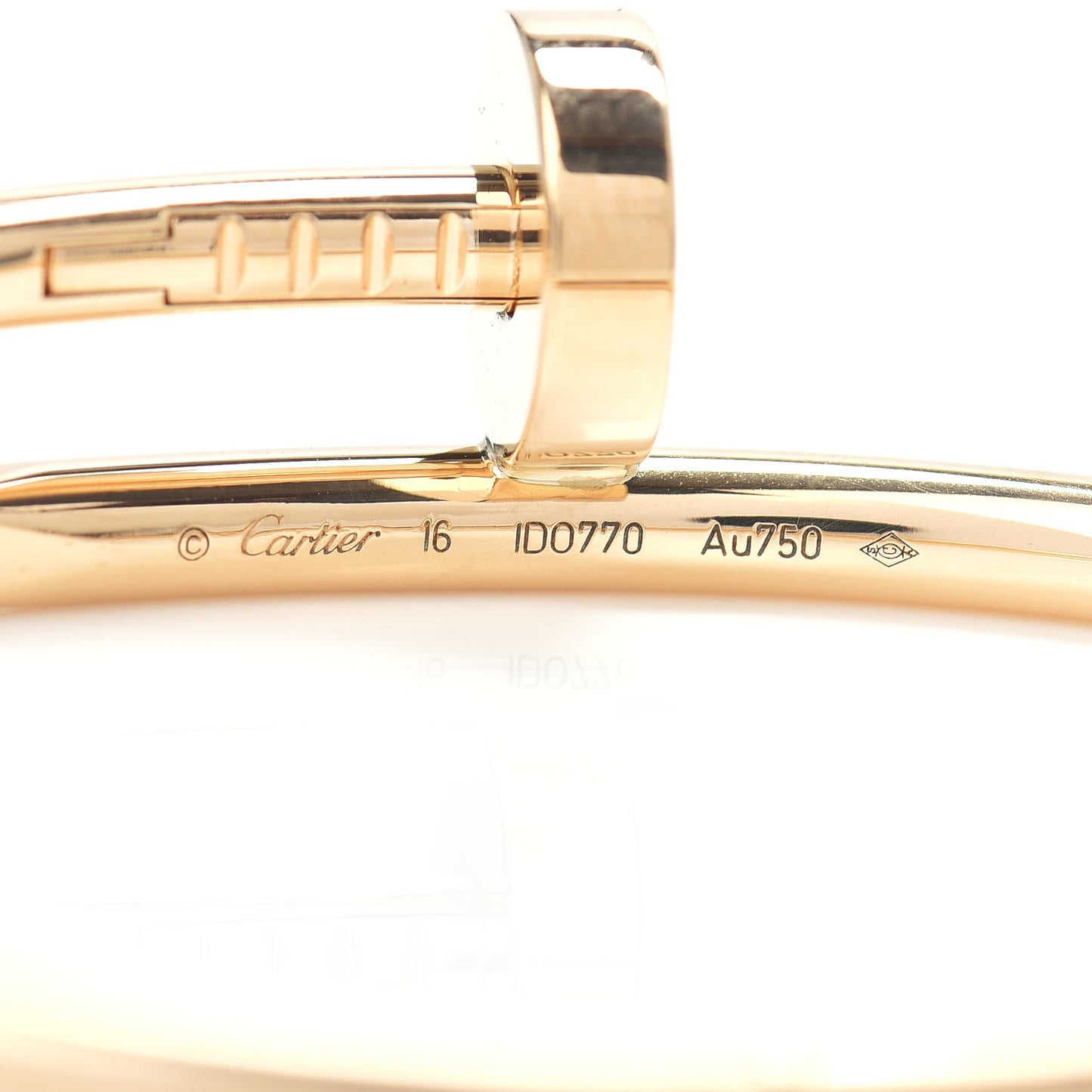 18K Yellow Gold Juste Un Clou Bracelet 16