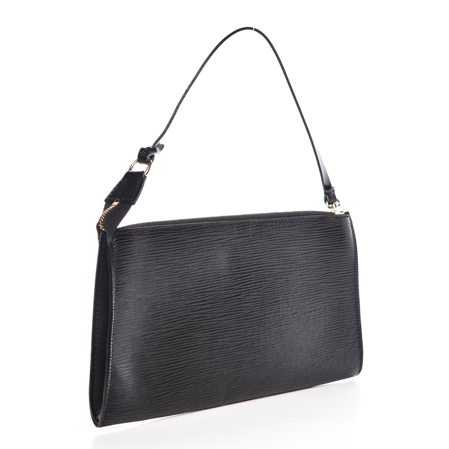 Louis Vuitton Epi Pochette Accessories 24 Black 3 of 9
